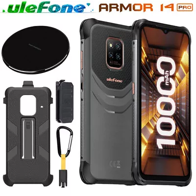 Global 4G Ulefone Armor 14 PRO Rugged Phone Android Waterproof Mobile Wireless • $403.69