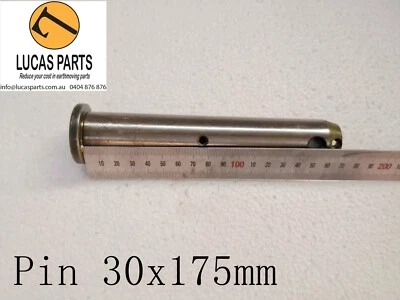 $79.10 • Buy Excavator Pin 30*175mm  ID*TL One Grease Hole Bucket Pin CAT301.5 301.7