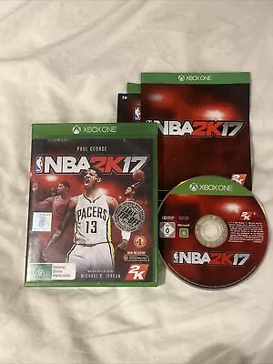 NBA 2K17 Xbox One Game With Manual PAL *FREE SHIPPING* Xbox Games Paul George • $4.97