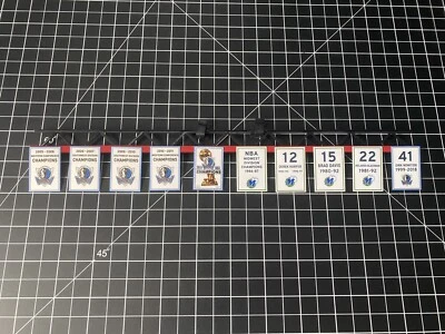 $50 • Buy Dallas Mavericks STARS CHEXX Championship & Retired # Banners + 1 RAFTER KIT  