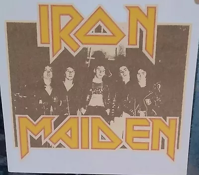  Iron Maiden Vintage T Shirt Transfer #4 Band Image 80s Rock Metal • £6.99