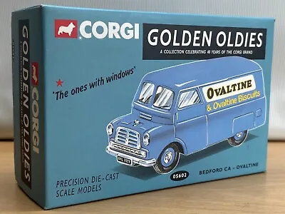  Corgi GOLDEN OLDIES 1.43 SCALE Bedford CA Van 05602 MIB • £14