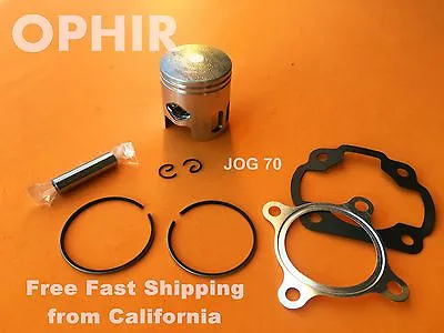 70cc Piston Ring Gasket Kit 47mm / 10mm Pin Jog Minarelli 2 Stroke Scooter Moped • $13.99