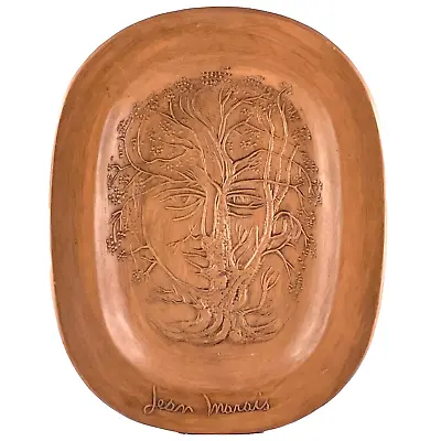 LARGE CERAMIC DISH JEAN MARAIS In VALLAURIS Cocteau/picasso/capron/madoura... • $637.64