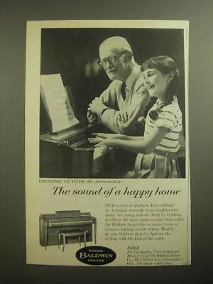 $16.99 • Buy 1963 Baldwin Acrosonic Piano Ad - The Sound Of A Happy Home