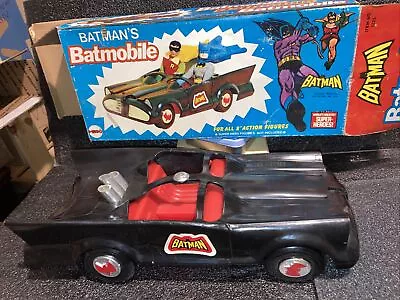 Vintage 1974 Mego Batmobile Vehicle & Original Box Excellent Condition VTG DC • $180