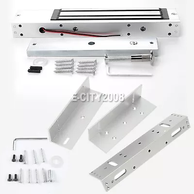 280KG 600lb Magnetic Lock Z&L Mounting Kit For Door Entry Access Control System • $47.98