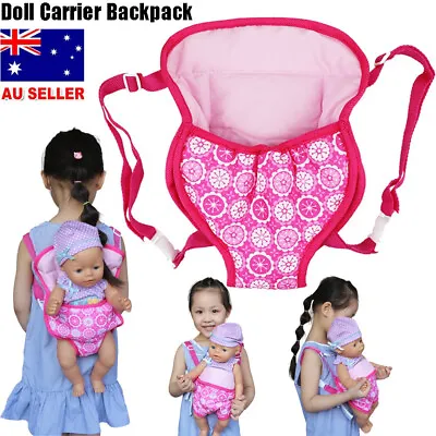 Baby Doll Carrier Backpack Accessories Front Back Sleeping Bag Girl Straps 15-18 • $11.99