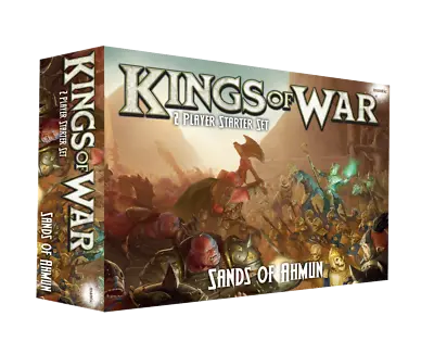 Kings Of War Sands Of Ahmun 2-Player Starter Set - Mantic 3rd Current Book THG • $101.95