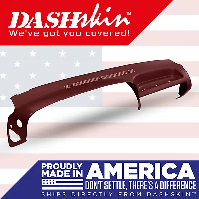 DashSkin Dash Cover For 1995-1996 GM Trucks W/Pass Cupholder In Ruby Burgundy • $188.95