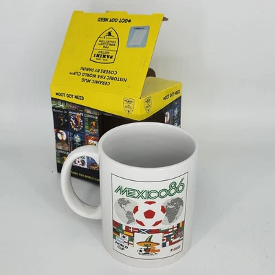 £4.35 • Buy WORLD CUP Panini FIFA Heritage Ceramic Mug MEXICO 1986 OFFICIAL 
