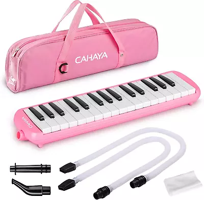 CAHAYA Melodica 32 Keys Double Tubes Mouthpiece Air Piano Keyboard Musical Instr • $38.63