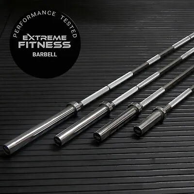 Olympic Barbell 2  Diameter Weight Lifting Bar Rotate 7ft 6ft 5ft 4ft Bars • £79.99