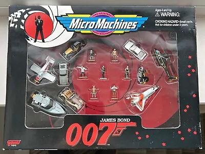 Galoob Micro Machines 74810 James Bond 007 Vehicles & Figures Boxed Set • £74.99