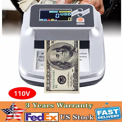 Bank Counterfeit Money Detector Machine UV MG Fake Currency Bill Checker Tester • $63.65