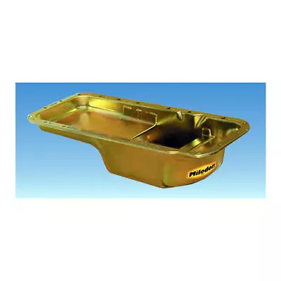 Milodon Oil Pan 30761; Replacement 6qt Gold Iridite For 383-440 B/RB Mopar • $247.47