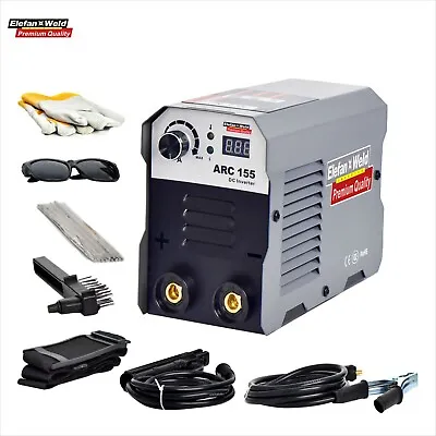 Elefan Weld Mini Portable ARC Welder IGBT Inverter ARC155 • £59.99