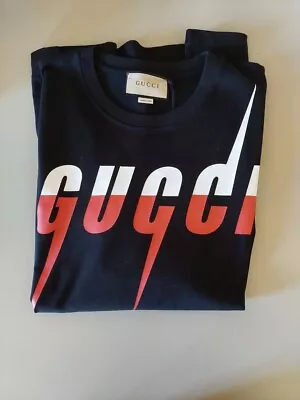 Gucci Blade Print T-shirt | Black/Red/White | M • $239