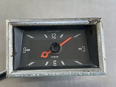 1960s MERCEDES VINTAGE VDO CLOCK W108 W109 W111 W112 VINTAGE DASHBOARD CLOCK OEM • $109.95