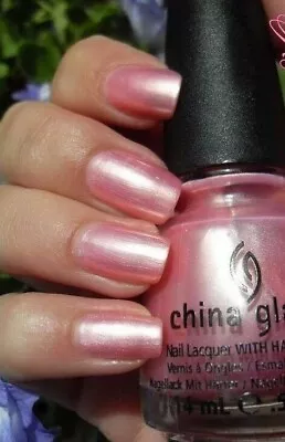 China Glaze EXCEPTIONALLY GIFTED Light Soft Pink Pearl Nail Polish Lacquer 70631 • $8.54