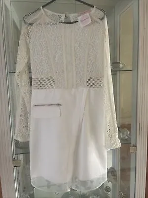 £25 • Buy Zara Woman Lace Dress Uk 8 BNWT