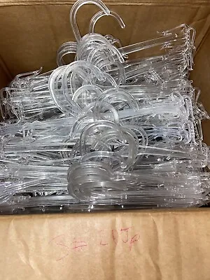 Lingerie Mix Hangers Clear Plastic For Braspantiesshapers 200pc. Lot#3 • $68.99