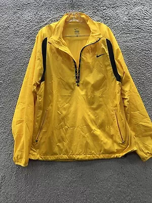 Vintage Nike Jacket Livestrong Lance Armstrong Yellow Running Adult Size XL • $45