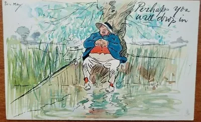 £8 • Buy Phil May. Perhaps You Will Drop In. Tuck Series No 1296.