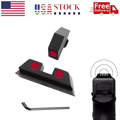 Mini Front & Rear Sight For GLOCK 19 17 20 22 24 26 27 29 30 34 35 36 39 44 45 • $11.99