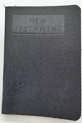 American Bible Society 1928 New Testament Bible With Gift Inscription Vintage • £19.28