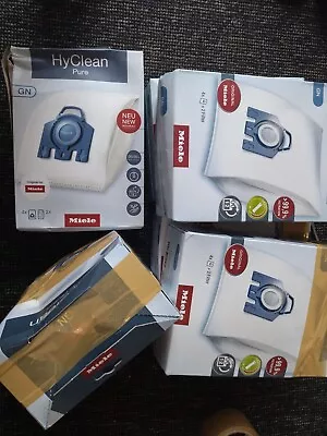 £32 • Buy 6 X Miele HyClean 3D Efficiency GN Hoover Dust Bags - Pack Of 4 (9917730)