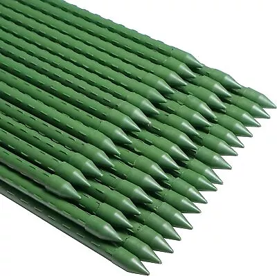 4 Ft 48 In Garden Stakes Sturdy Plant Sticks/Support Tomato Stakes Pack Of 30 • $36.64