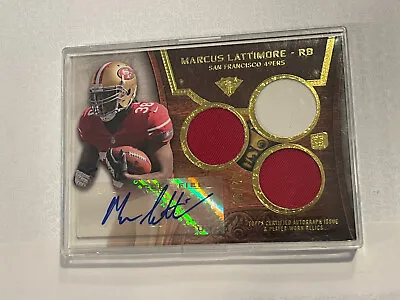 NFL 49ers - 2013 Topps Triple Threads #123 Marcus Lattimore Jersey Auto #/99 RC • $9.99