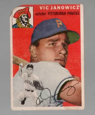 1954 Topps #16 Vic Janowicz Fair • $3.50