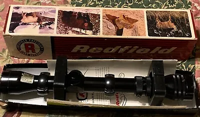 $200 • Buy Vintage Redfield  2X-7X Widefield Scope And Original Box And Manual