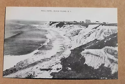 Old Postcard VAILL HOTEL BLOCK ISLAND R.I. • $2.85