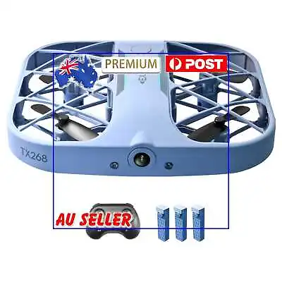 $49.78 • Buy 4K Camera Quadcopter RC Drone 4CH FPV Pocket Aircraft With 3 Battery (Blue)