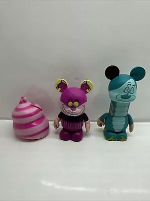 Disney Vinylmation Alice In Wonderland Series Cheshire Cat Cupcake & Catapillar • $24.98