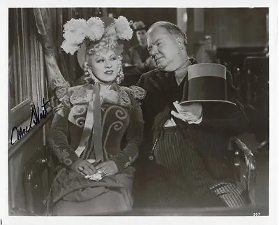 Brassy Actress MAE WEST Signed Photo With W.C. FIELDS In MY LITTLE CHICKADEE • $165