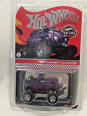 Hot Wheels RLC Exclusive Volkswagen T1 Rockster Purple Sold Out Mint #837/30000 • $49.99