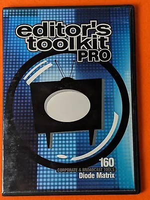 Digital Juice Software Editors Toolkit Pro DVD #160 DIODE MATRIX • $10