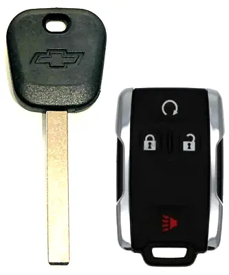 $29.99 • Buy Chevrolet 2014-2019 B119 Transponder Key + Remote Fob M3N-32337100 USA Seller A+
