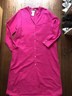 ZARA Barbie Pink Shirt Dress Size XL BN • $49