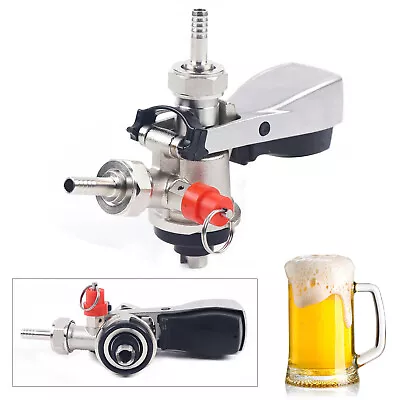  S-Type Beer Keg Coupler Air Valve Keg Coupler Homebrew Wine Dispenser 1.4 LBS • $23.50