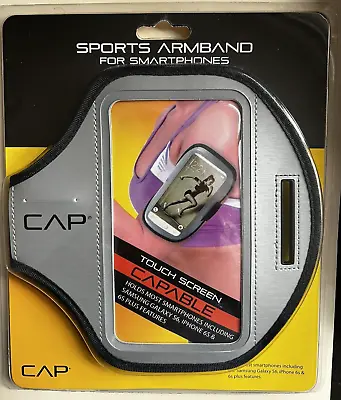 CAP Armband Smartphone Phone Holder Gray Sports Workout Training Protector: NOS • $6