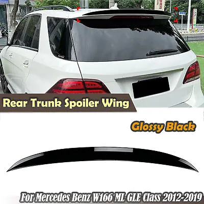 Rear Trunk Spoiler Wing For Mercedes Benz W166 ML GLE Class 2012-2019 2013 Black • $48.12