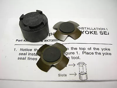 TH350 700R4 OUTPUT SHAFT SEALING KIT Plug Seal & Stop Yolk Yoke Drive Line Leak • $51.30