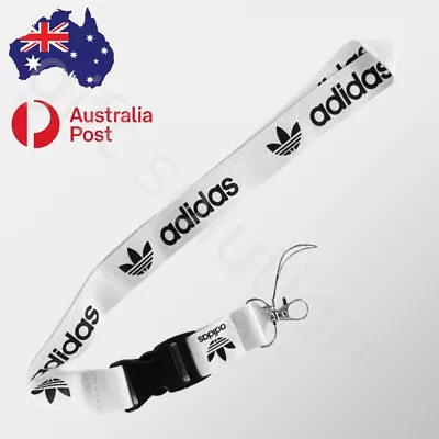 Lanyard Adidas White Keychain Or Neck Strap For ID Security Card USB • $9.90