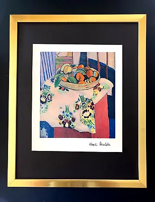 Henri Matisse + Vintage 1948 Awesome Signed Print + Framed + Buy It Now!! • $169