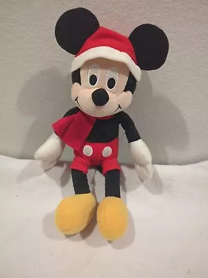 Disney Kohls Cares For Kids Small Mickey Mouse With Santa Hat Plush Stuff Animal • $9.99